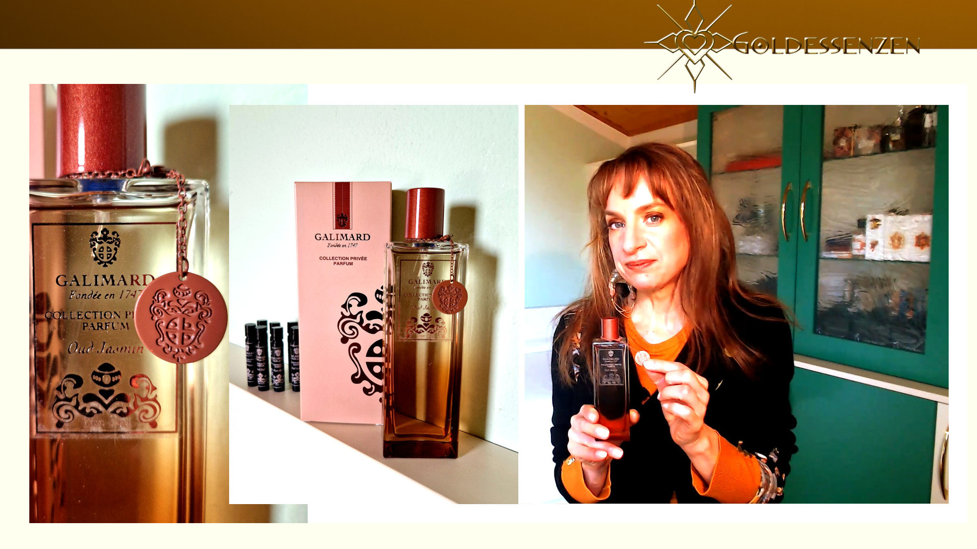 Goldessenzen Magazin Parfumpaare: Patricia mit Oud Jasmin von Galimard